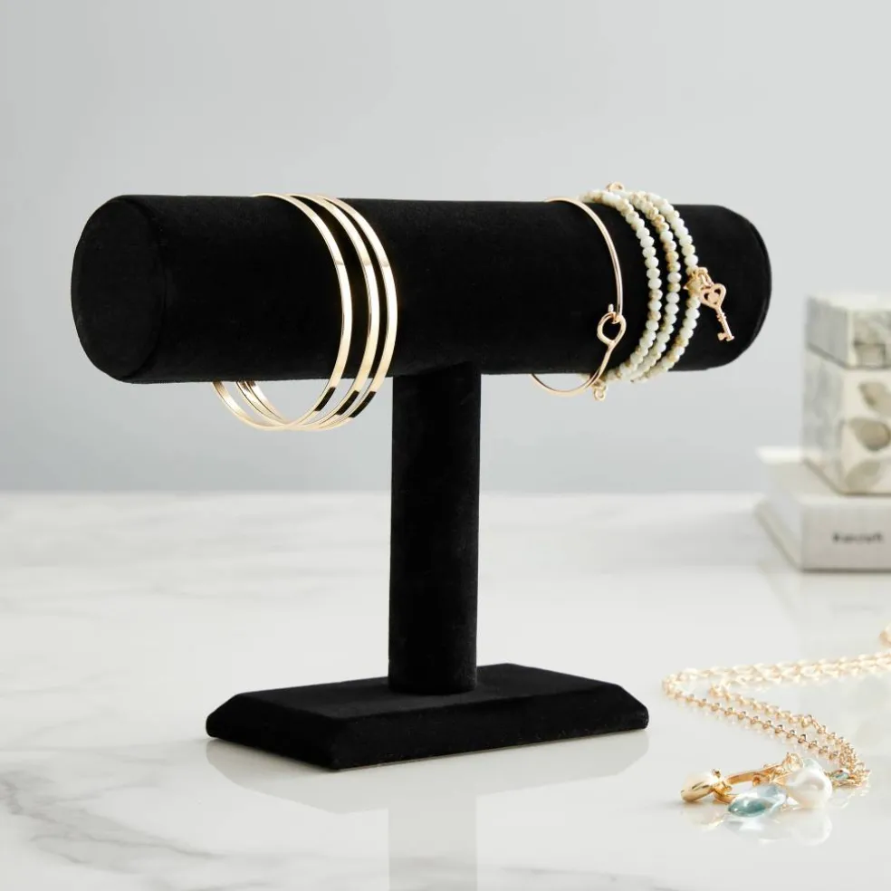Black Velvet Jewelry T-Stand by Bead Landing™