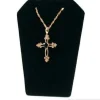 4 Black Velvet Necklace Pendant Chain Earring Display Stands