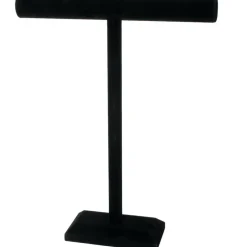 18" Black Velvet Single Bar Jewelry Stand by Bead Landing™