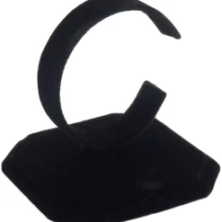 6 Black Velvet Watch Jewelry Bracelet Display Stands