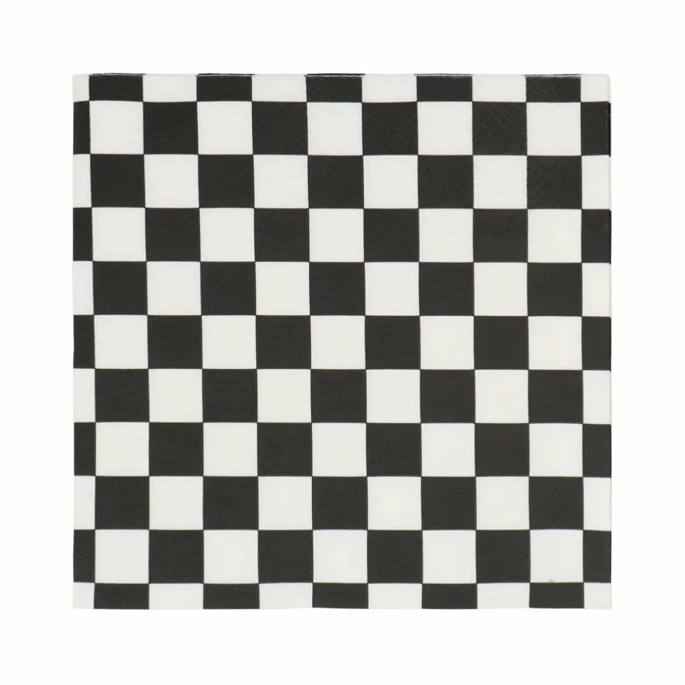 Black & White Checker Lunch Napkins, 20ct. by Celebrate It™