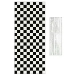 Black & White Check Treat Bags, 12ct. by Celebrate It™