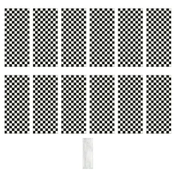 Black & White Check Treat Bags, 12ct. by Celebrate It™