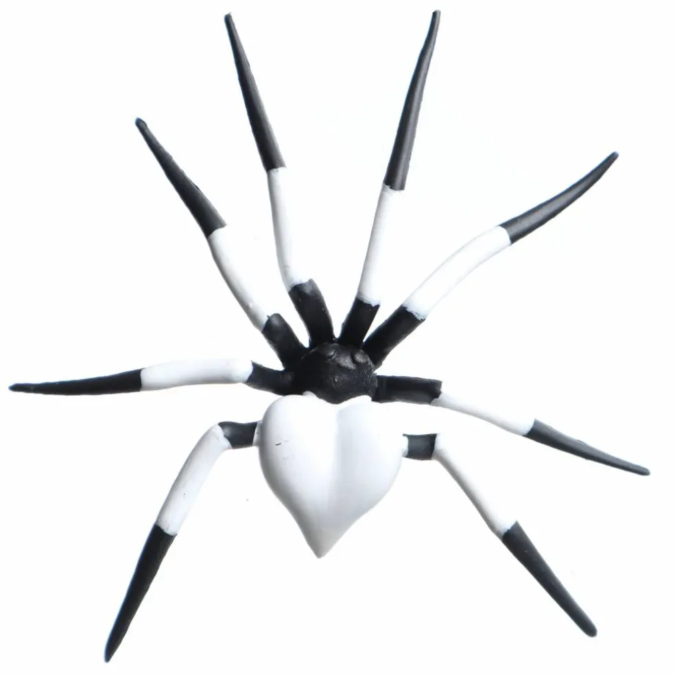 5" Black & White Plastic Spider Accent by Ashland®