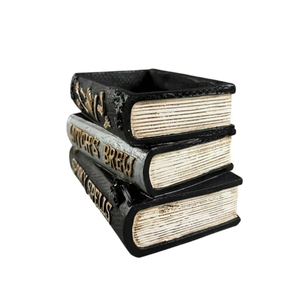 8" Black & White Stacked Spell Books Pot by Ashland®