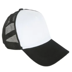 Black & White Sublimation Trucker Cap by Make Market®