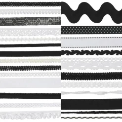 Black & White Trim Bundle by Celebrate It®, 25ct.