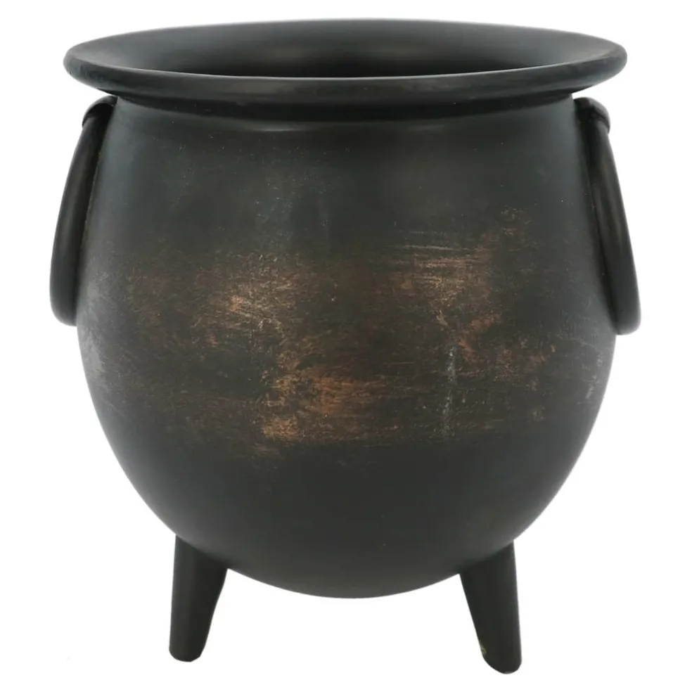 4.75" Black Witch's Brew Cauldron Tabletop Décor by Ashland®