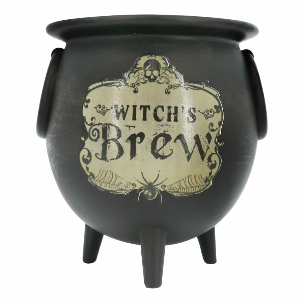 4.75" Black Witch's Brew Cauldron Tabletop Décor by Ashland®