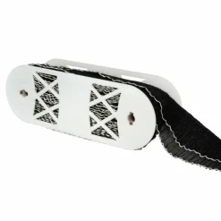 2.6" Black with White Scallop Ruffle Trim by Celebrate It®