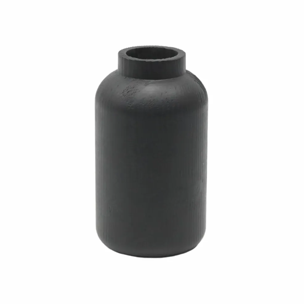 Black Wooden Vase by Ashland®