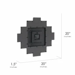 Black "Worth Every Second" Picture Frame Wall Collage Clock