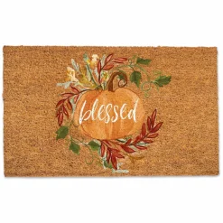 Blessed Pumpkin Vine Doormat