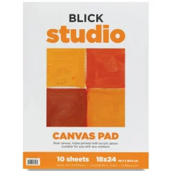 Blick Canvas Pad - 6" x 8", 10 Sheets
