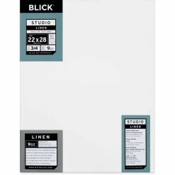 Blick Studio Linen Stretched Canvas - 22" x 28", Traditional 3/4" Profile
