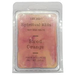 Blood Orange Soy Wax Melts 1 Pack 2.6oz 6 cubes Hand Poured with Fragrant/Essential Oils! | Citrus Wax Melts | Birthday Gift | Christmas Gift