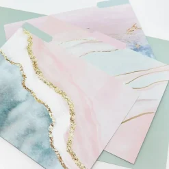 bloom daily planners File Folder Set, Ethereal Marble