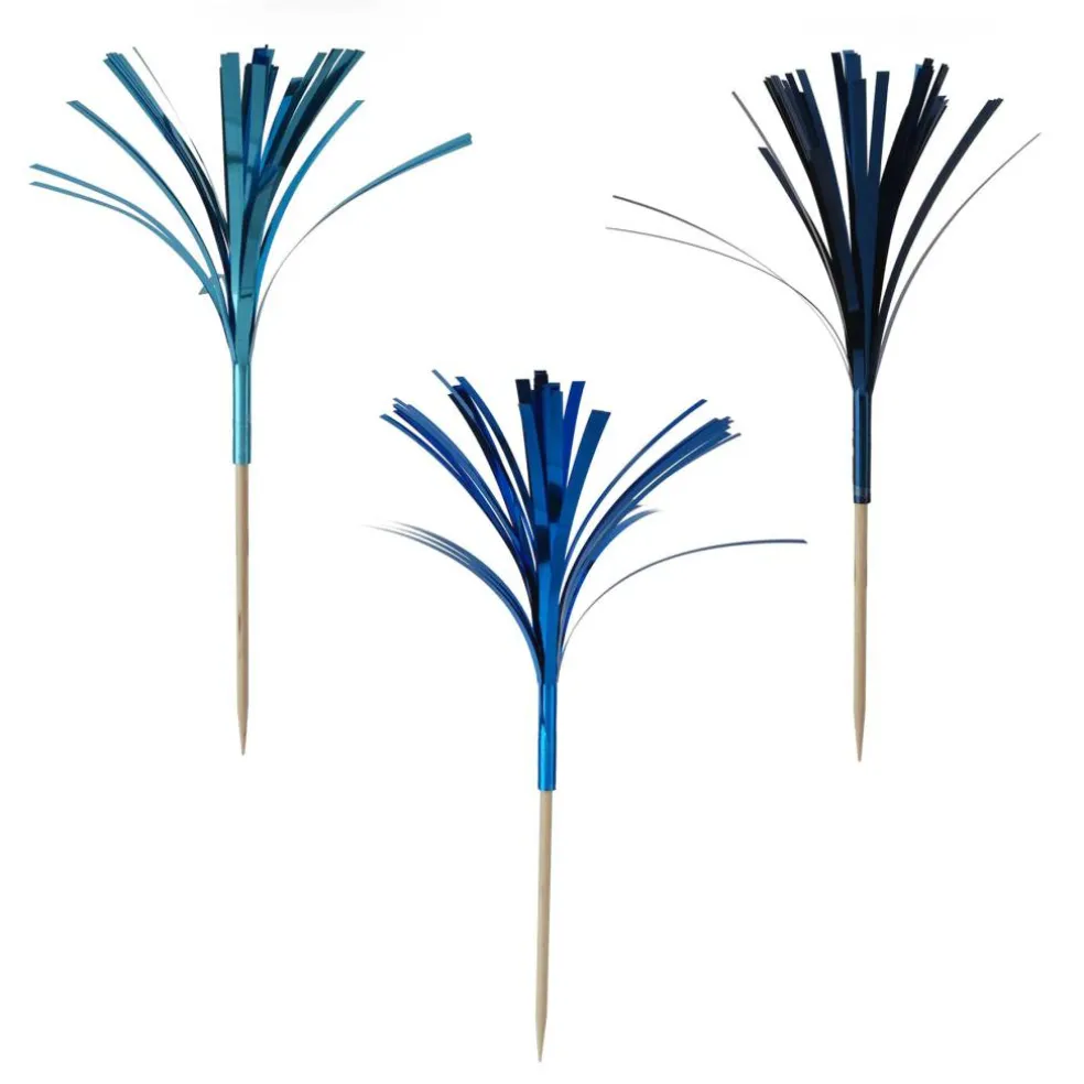 Blue Burst Cupcake Toppers, 12ct. by Makery™
