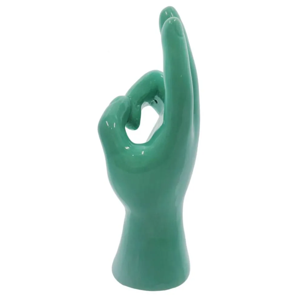 7.5" Blue Ceramic Peace Sign by Ashland®