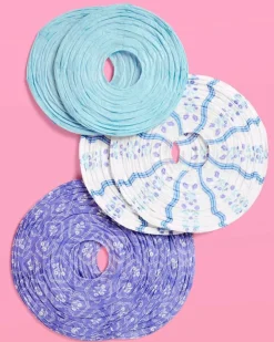 Blue Coastal Paper Lanterns - 6 pcs.