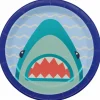 7" Blue Foil Shark Snack Plates, 8ct. by Celebrate It™