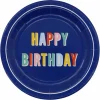 9" Blue Happy Birthday Paper Plates, 10ct. by Celebrate It™