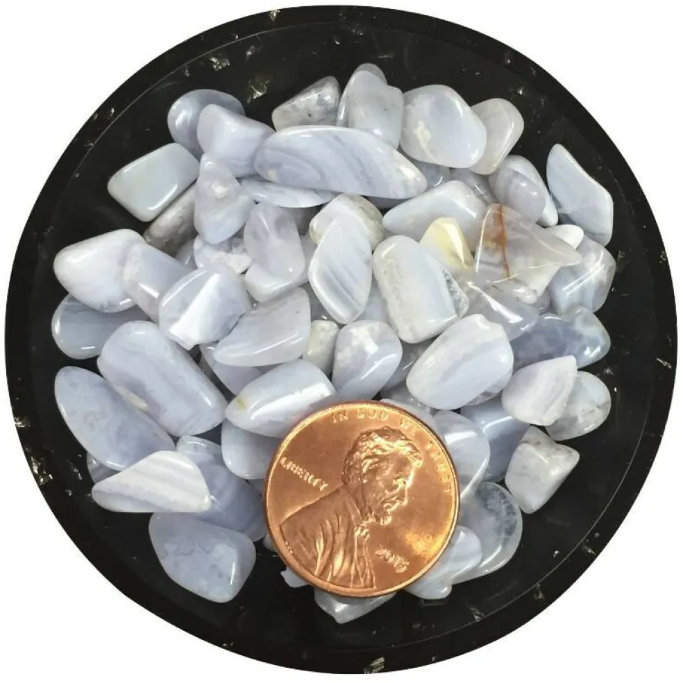 Blue Lace Agate Mini Crystal Chips – Size 2