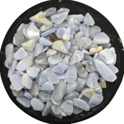 Blue Lace Agate Tiny Crystal Chips – Size L1