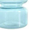 Blue Modern Round Glass Vase Set
