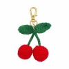 Blue Moon Studio™ Crochet Cherry Bag Charm