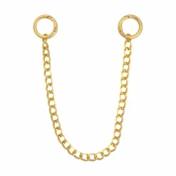 Blue Moon Studio™ 10.25" Gold Bag Chain with Circle Clasps