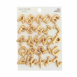 Blue Moon Studio™ Gold-Colored Alphabet Balloon Charm Set
