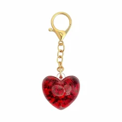 Blue Moon Studio™ Red Shaker Heart Bag Charm