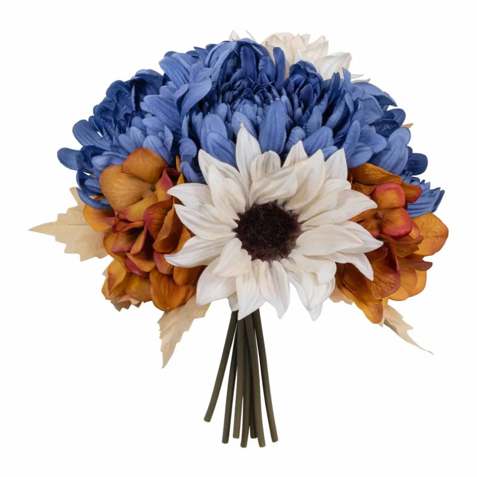 11" Blue Mum & Sunflower Mix Real Touch Bundle by Ashland®