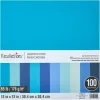 Blue Palette 12" x 12" Cardstock Paper by Recollections™, 100 Sheets