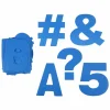 4" Blue Project Letters, Numbers & Characters by B2C™