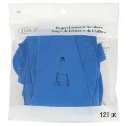 4" Blue Project Letters, Numbers & Characters by B2C™