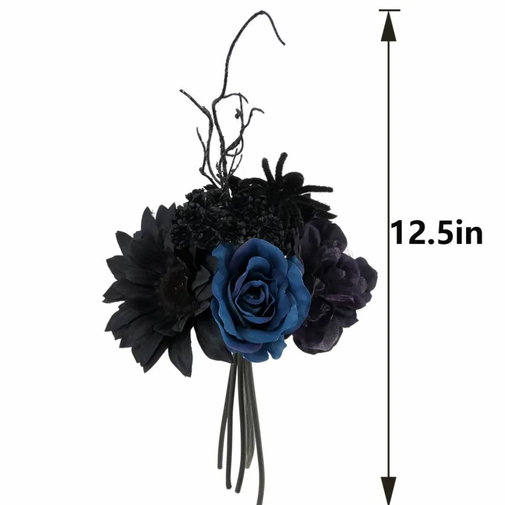 12" Blue Rose & Purple Dahlia Mix Bouquet by Ashland®