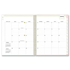 Blue Sky 11 in. x 8.5 in. 12-Month (Jan-Dec 2026) Day Designer Coming Up Roses Weekly/Monthly Planner