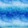 Blue Watercolor Anti-Pill Premium Fleece Fabric | By The Yard