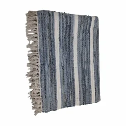 Blue & White Striped Chindi Rug by Ashland®