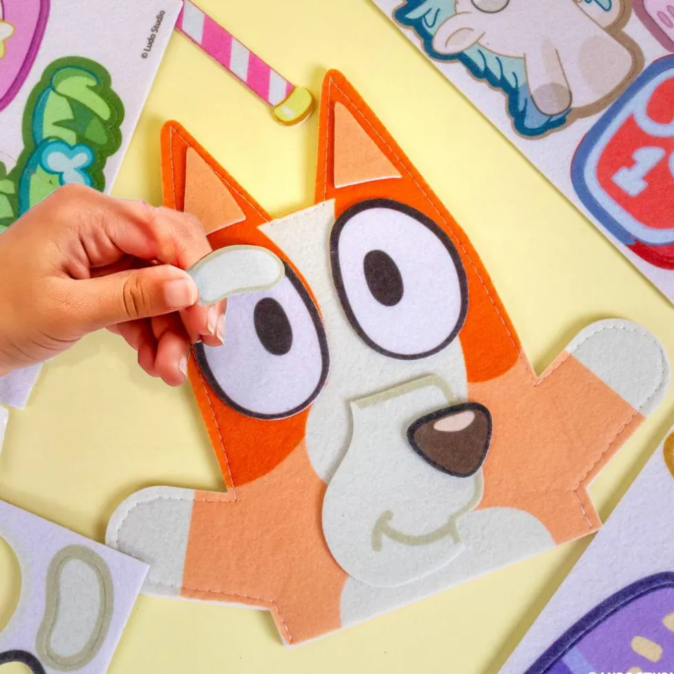 Bluey Create & Play Bingo Felt Puppet Set