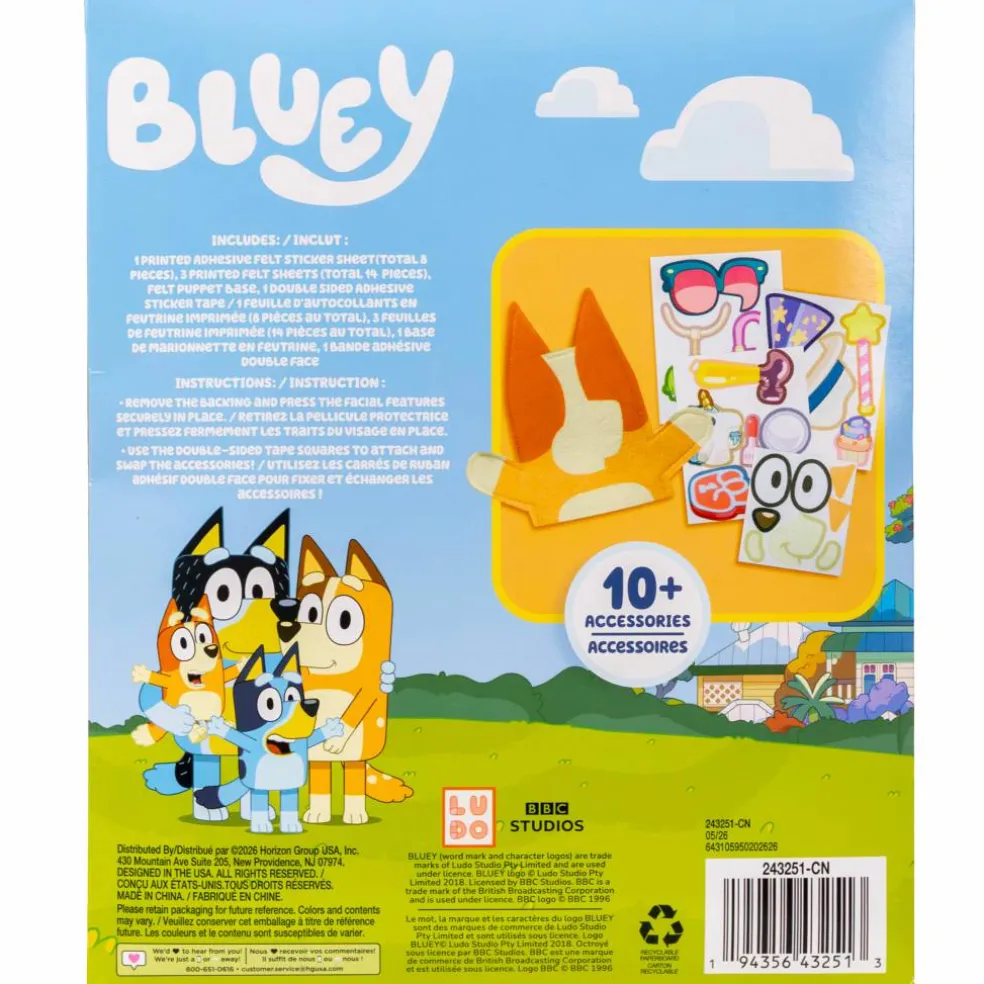 Bluey Create & Play Bingo Felt Puppet Set
