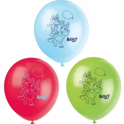 12" Bluey Latex Balloons, 8ct.
