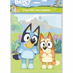 Bluey Loot Bags, 8ct.