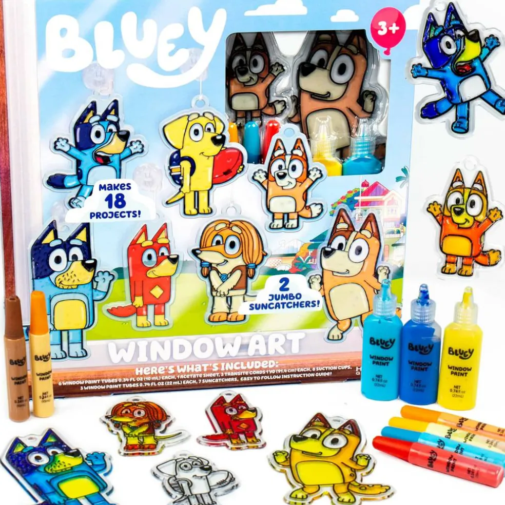 Bluey Window Art Kit