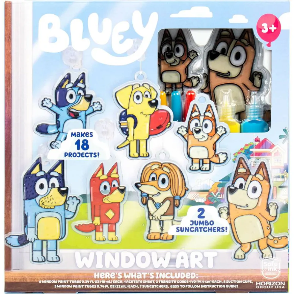 Bluey Window Art Kit