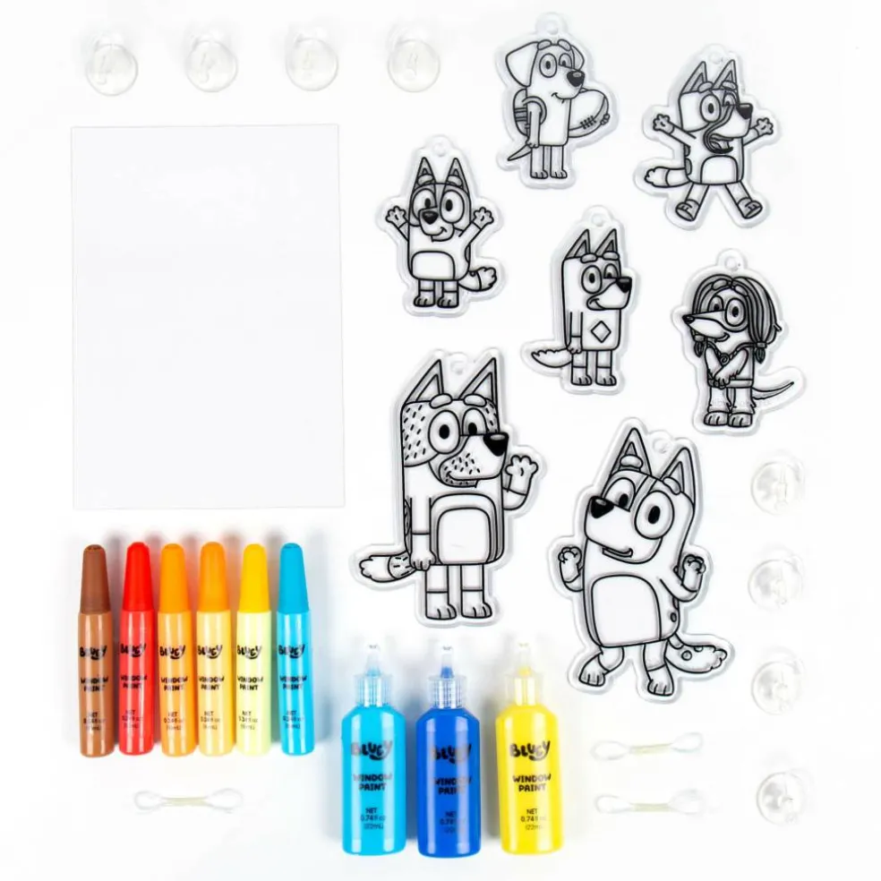 Bluey Window Art Kit