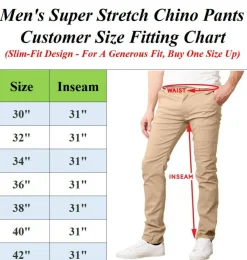 Blu Rock Men's Cotton Flex-Stretch Cargo Jogger