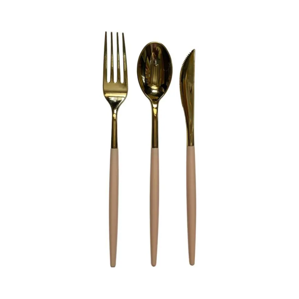 Blush Cutlery Utensils (Set of 24)